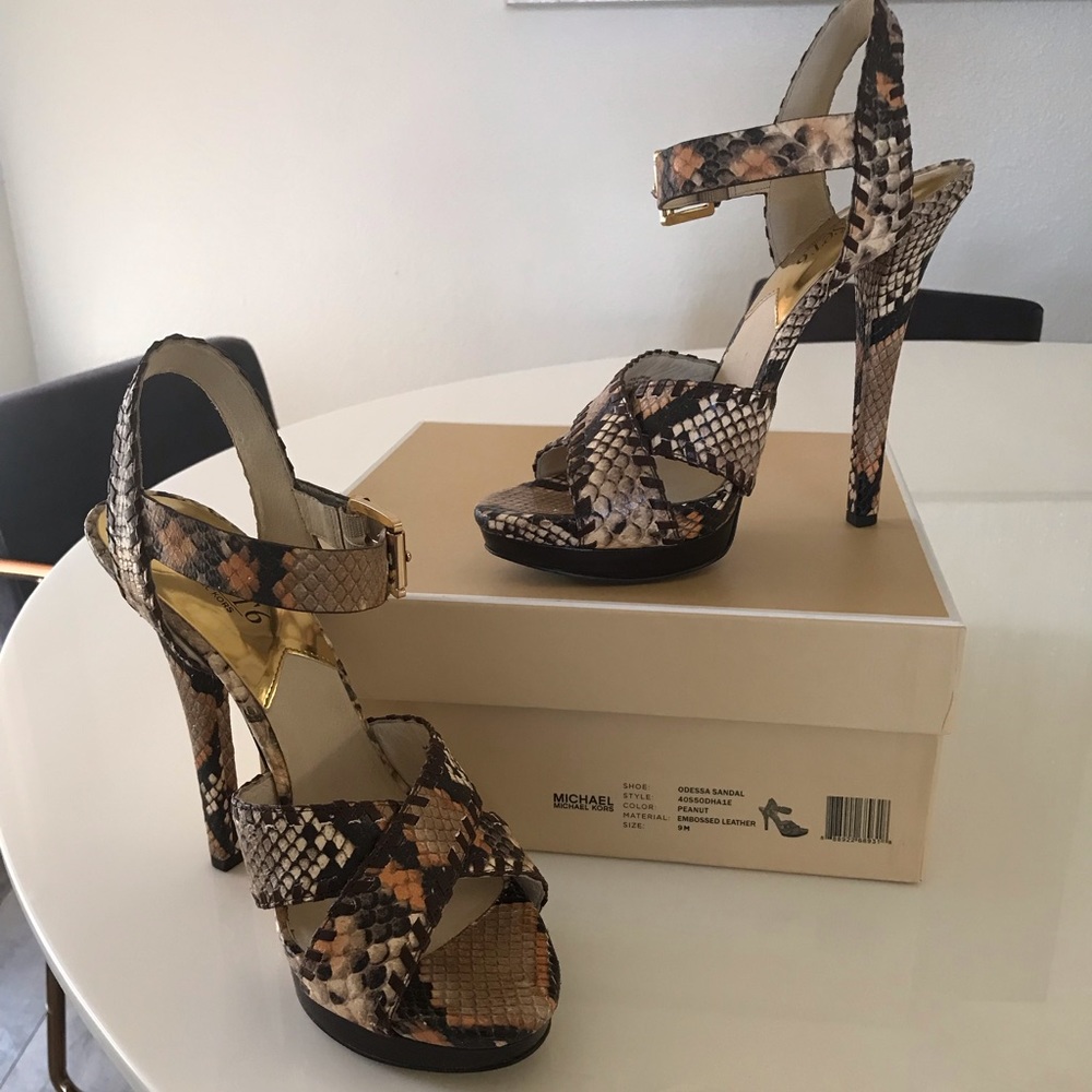 Michael Kors Odessa Platform Heels - Size 9